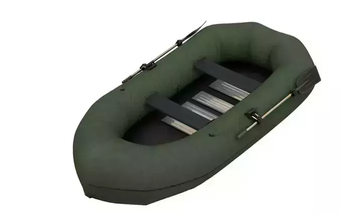 INFLATABLE BOAT 3D model