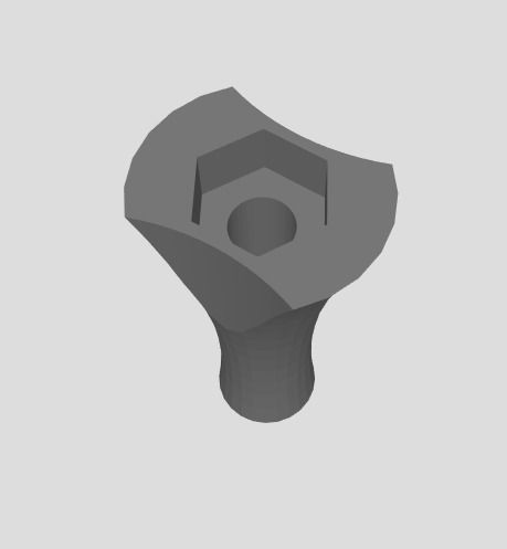 Stroller phone or gopro holder 3D print model_3