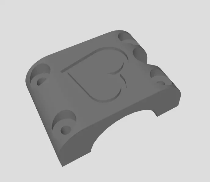 Stroller phone or gopro holder 3D print model_0