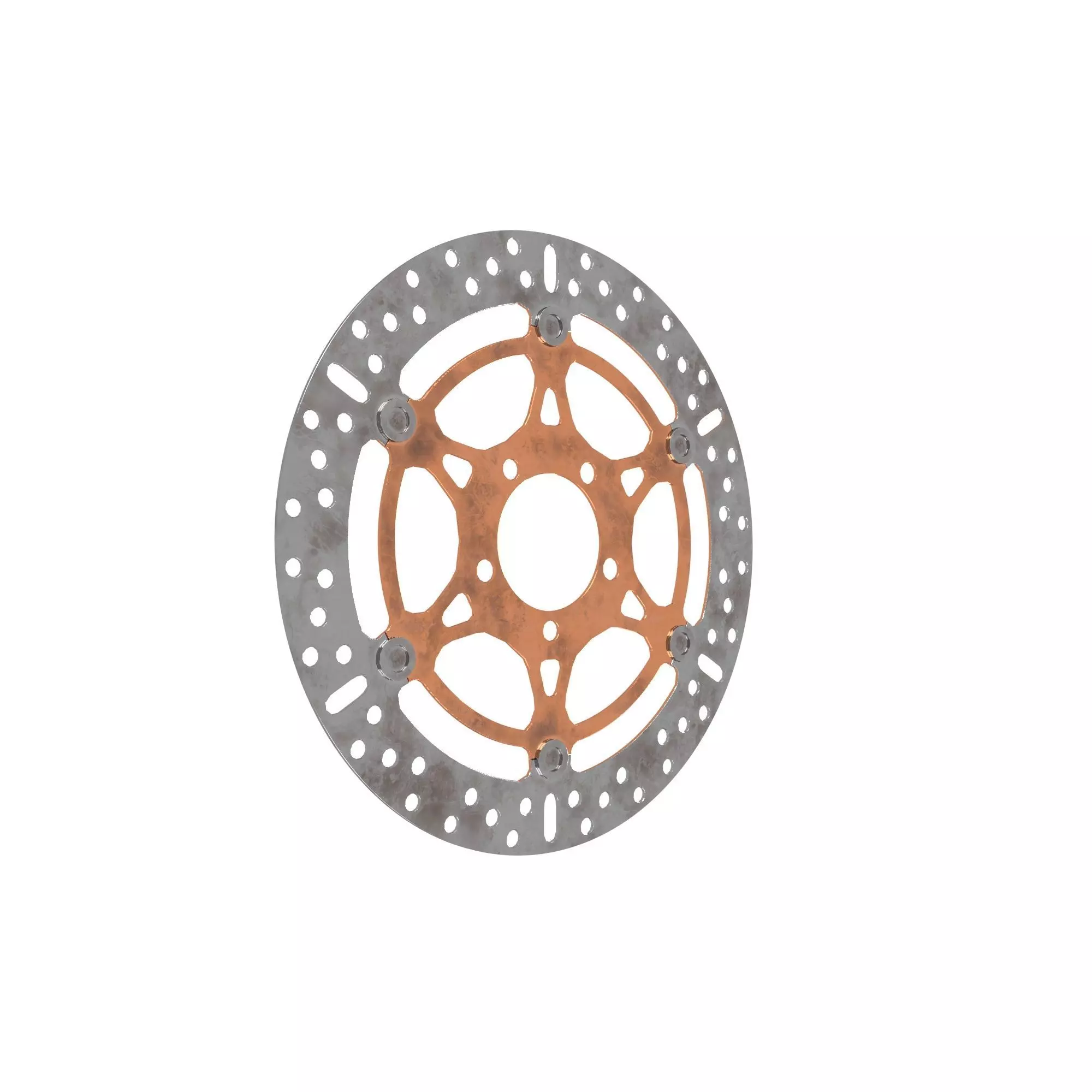 Motorcycle brake disc 3D model