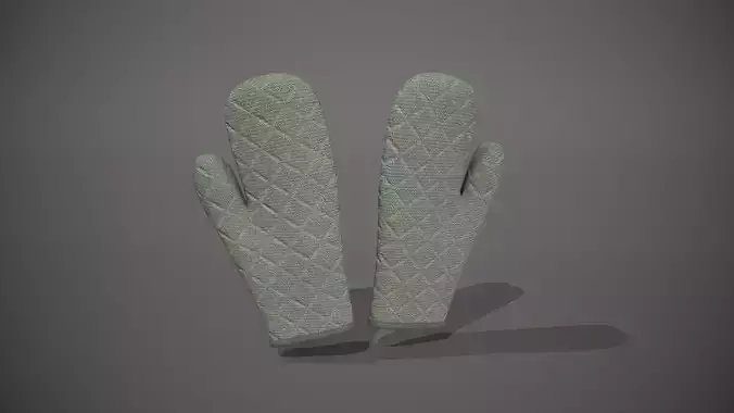 Green Oven Glove