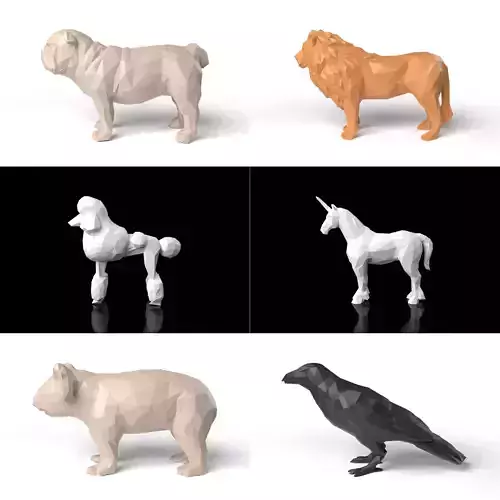 Best value low poligonal animal pack