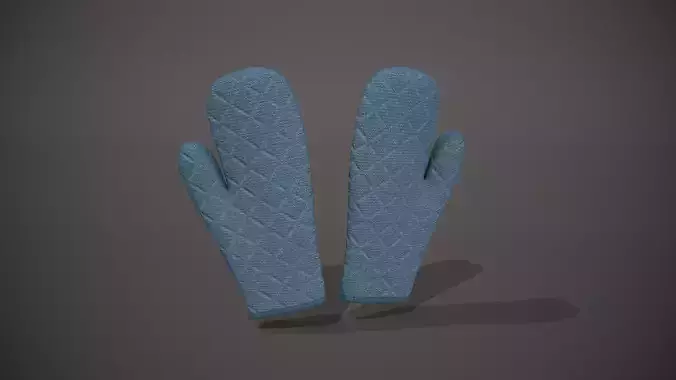 Blue Oven Glove