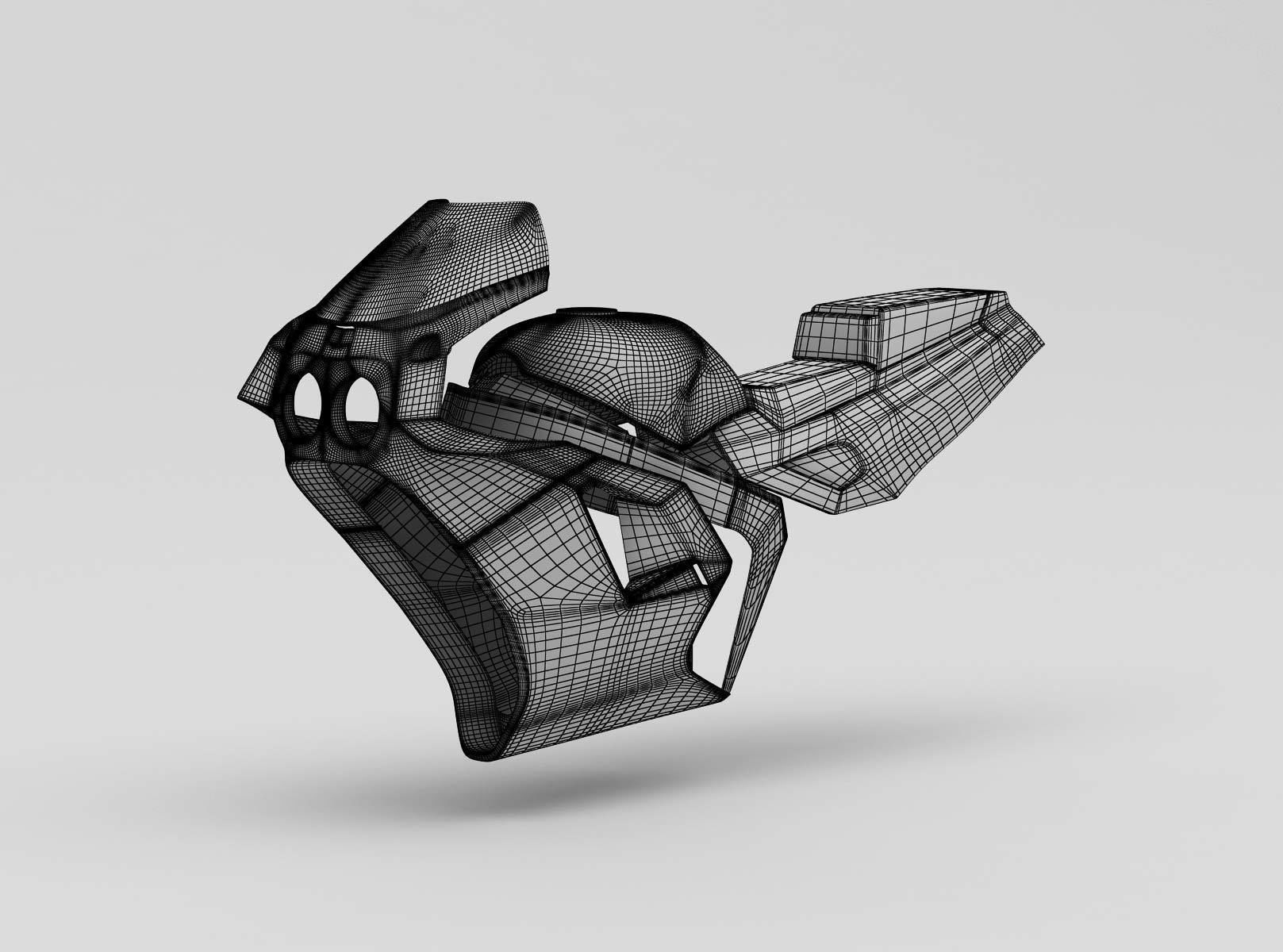 1990s Kawasaki ZX7 Ninja -  RC Body 3D print model_1