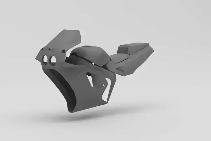 1990s Kawasaki ZX7 Ninja -  RC Body 3D print model