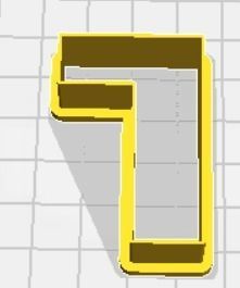 Greek Alphabet Cookie Cutters Upper Case FULL SET 3D print model_6