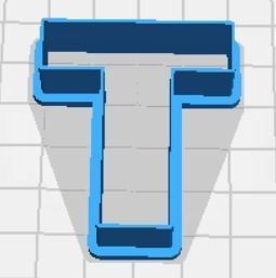 Greek Alphabet Cookie Cutters Upper Case FULL SET 3D print model_19