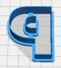 Greek Alphabet Cookie Cutters Upper Case FULL SET 3D print model_17