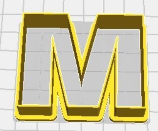 Greek Alphabet Cookie Cutters Upper Case FULL SET 3D print model_10