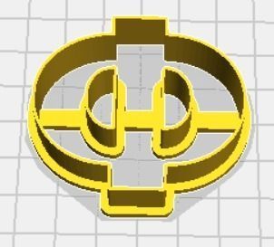 Greek Alphabet Cookie Cutters Upper Case FULL SET 3D print model_14