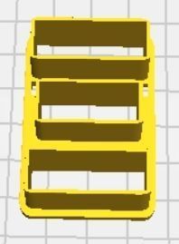 Greek Alphabet Cookie Cutters Upper Case FULL SET 3D print model_22