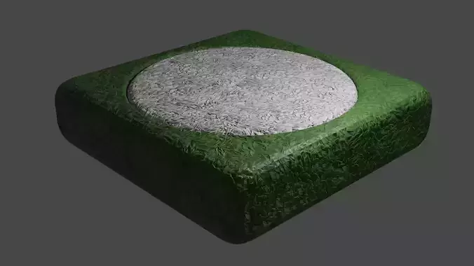 whiteball block with circle