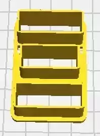 Xi Upper Case Cookie Cutter