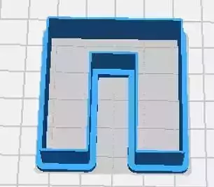Pi Upper Case Cookie Cutter