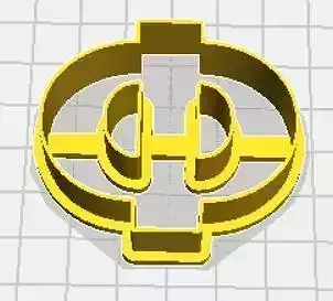 Phi Upper Case Cookie Cutter