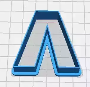 Lambda Upper Case Cookie Cutter