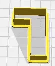 Gamma Upper Case Cookie Cutter