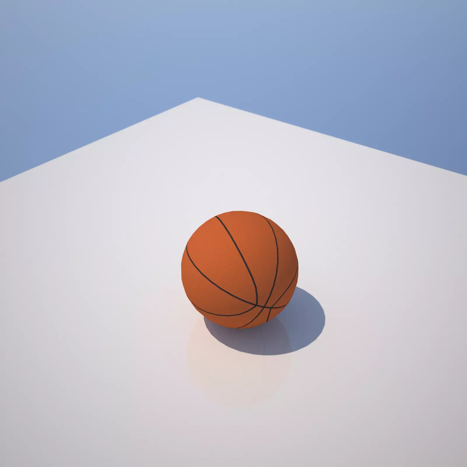Basketball ball - free Free low-poly 3D model
