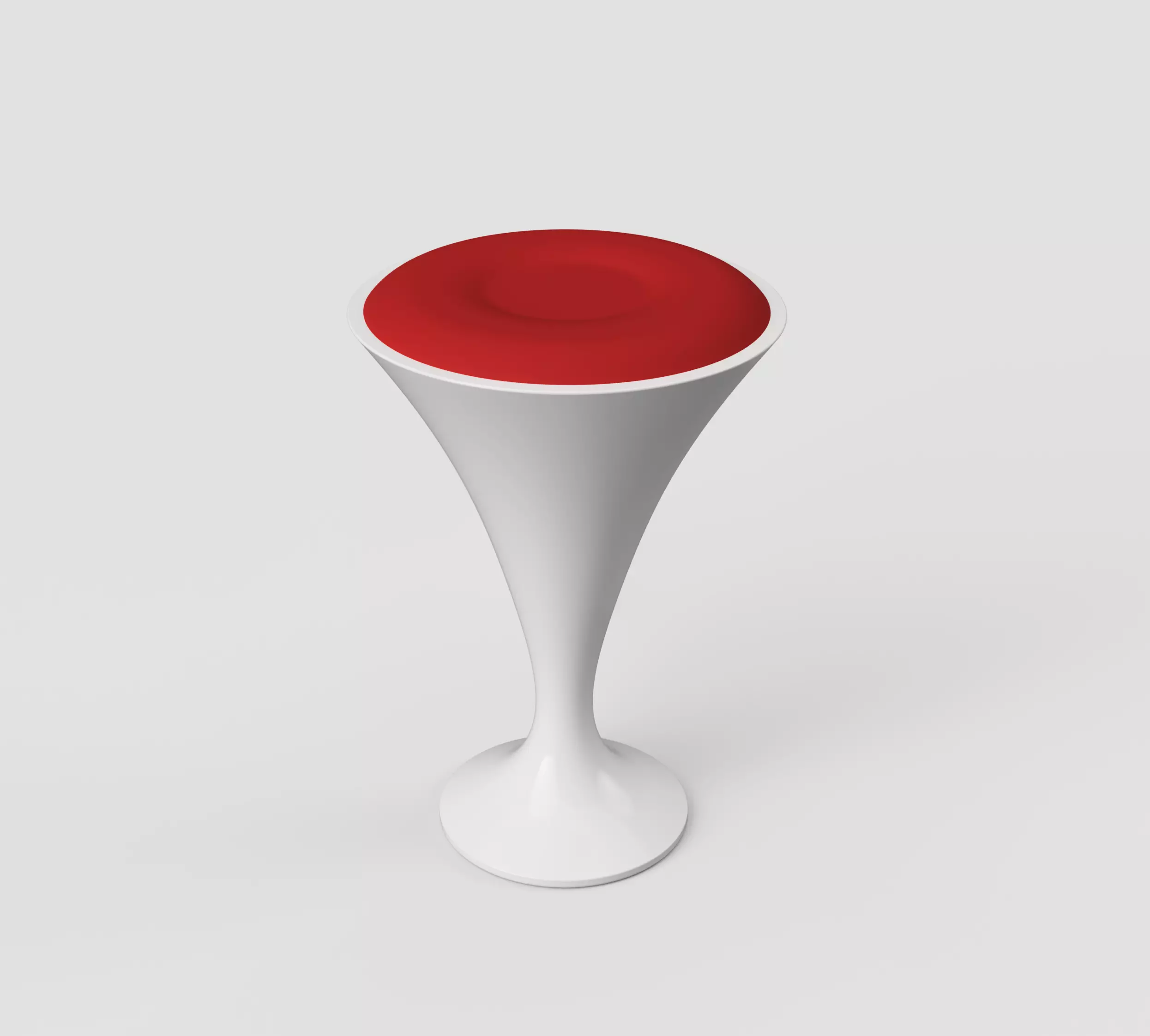 Retro Futuristic Stool No1 Free 3D model_0