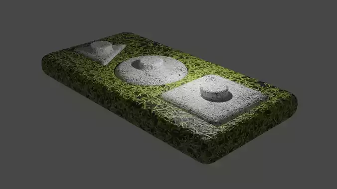 threewanbox metal plate with three triangles