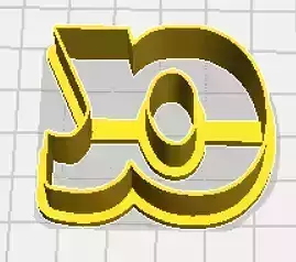 Greek Alphabet Cookie Cutters Lower Case FULL SET