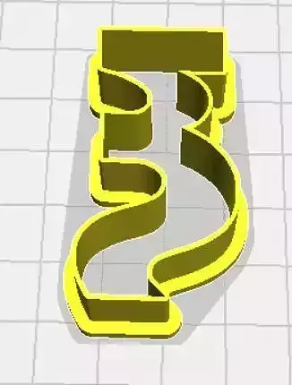 Xi Lower Case Cookie Cutter