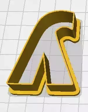 Lambda Lower Case Cookie Cutter
