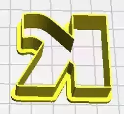 Kappa Lower Case Cookie Cutter