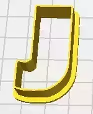 Iota Lower Case Cookie Cutter