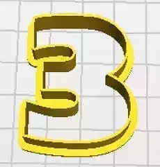 Epsilon Lower Case Cookie Cutter