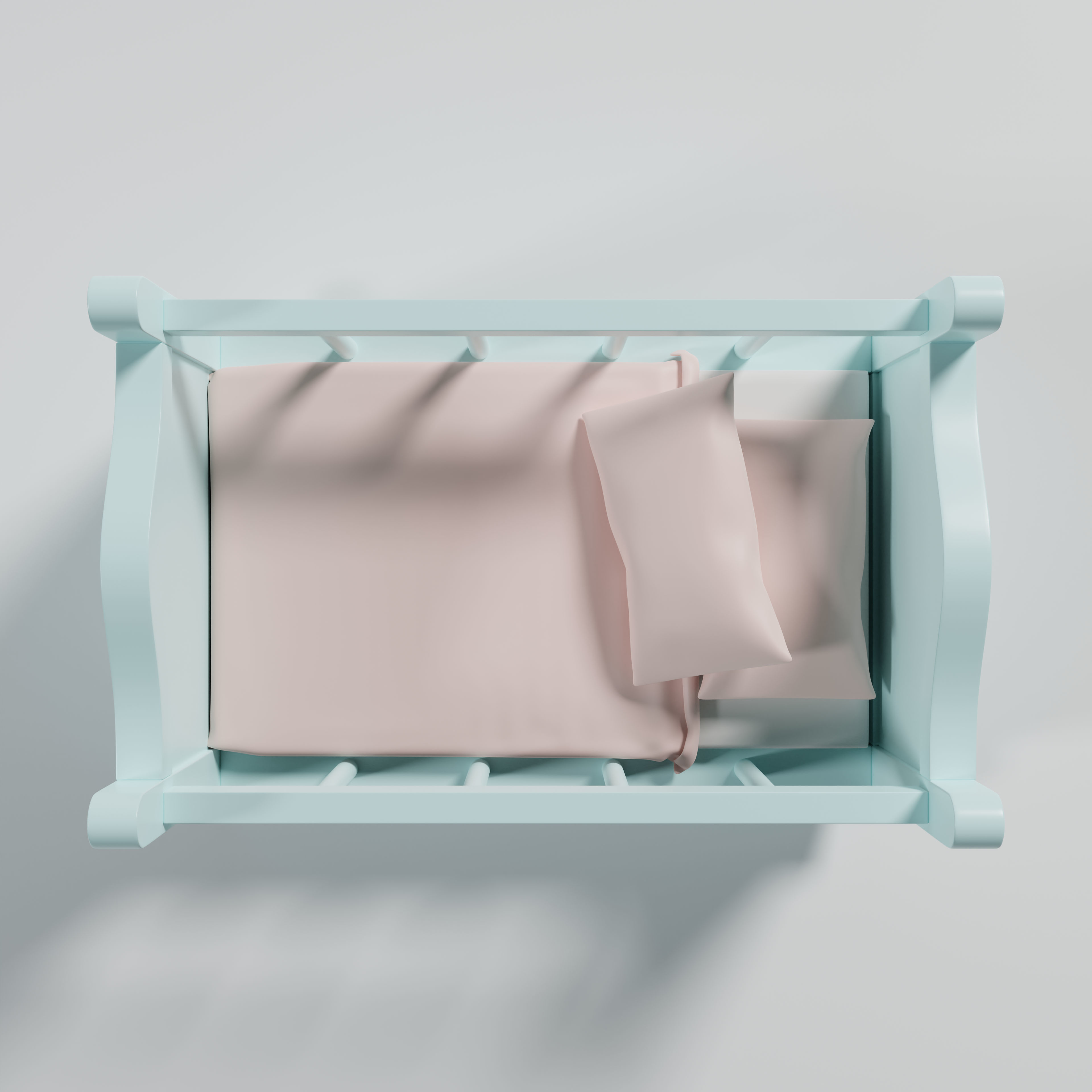 Toy Cradle 3D model_8
