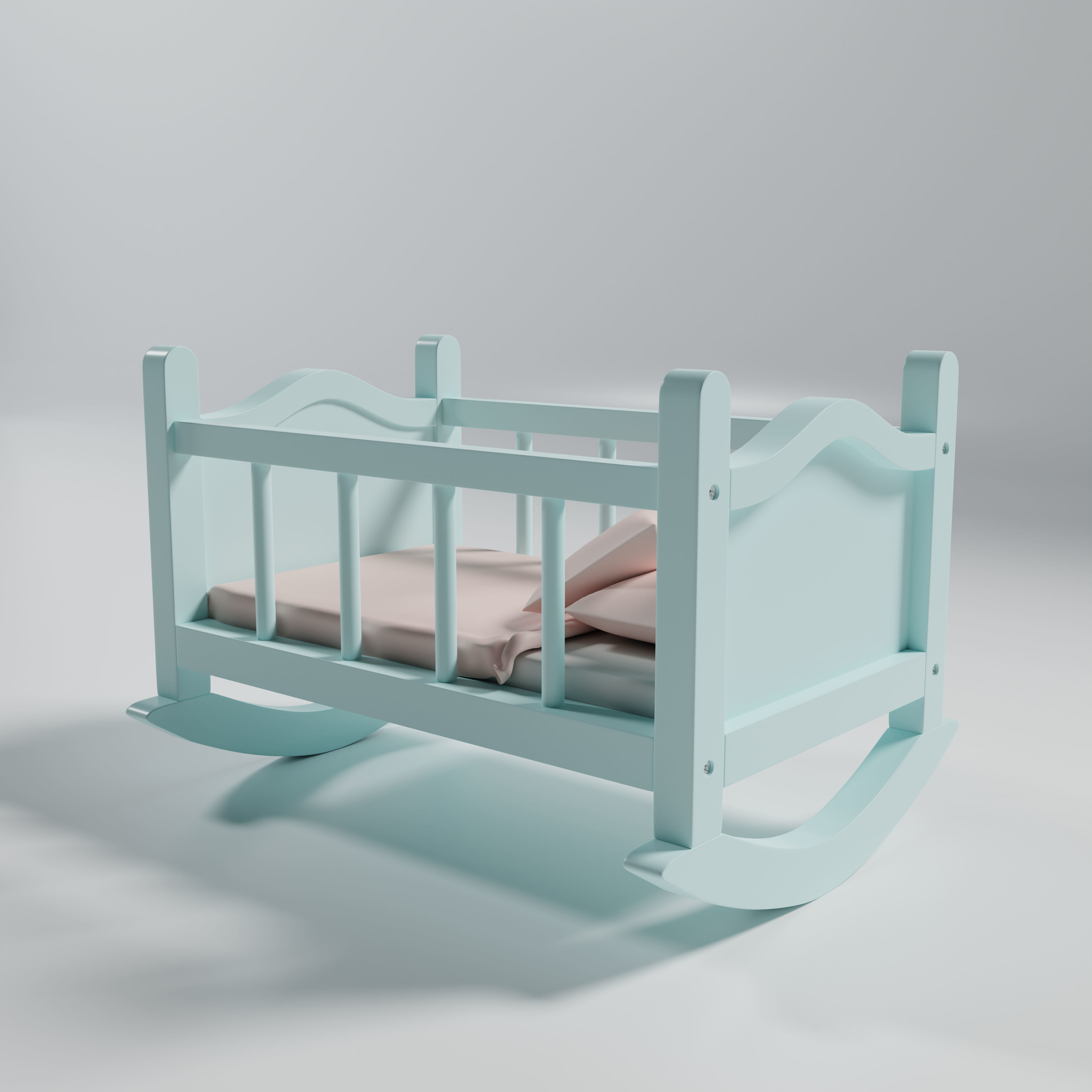 Toy Cradle 3D model_2
