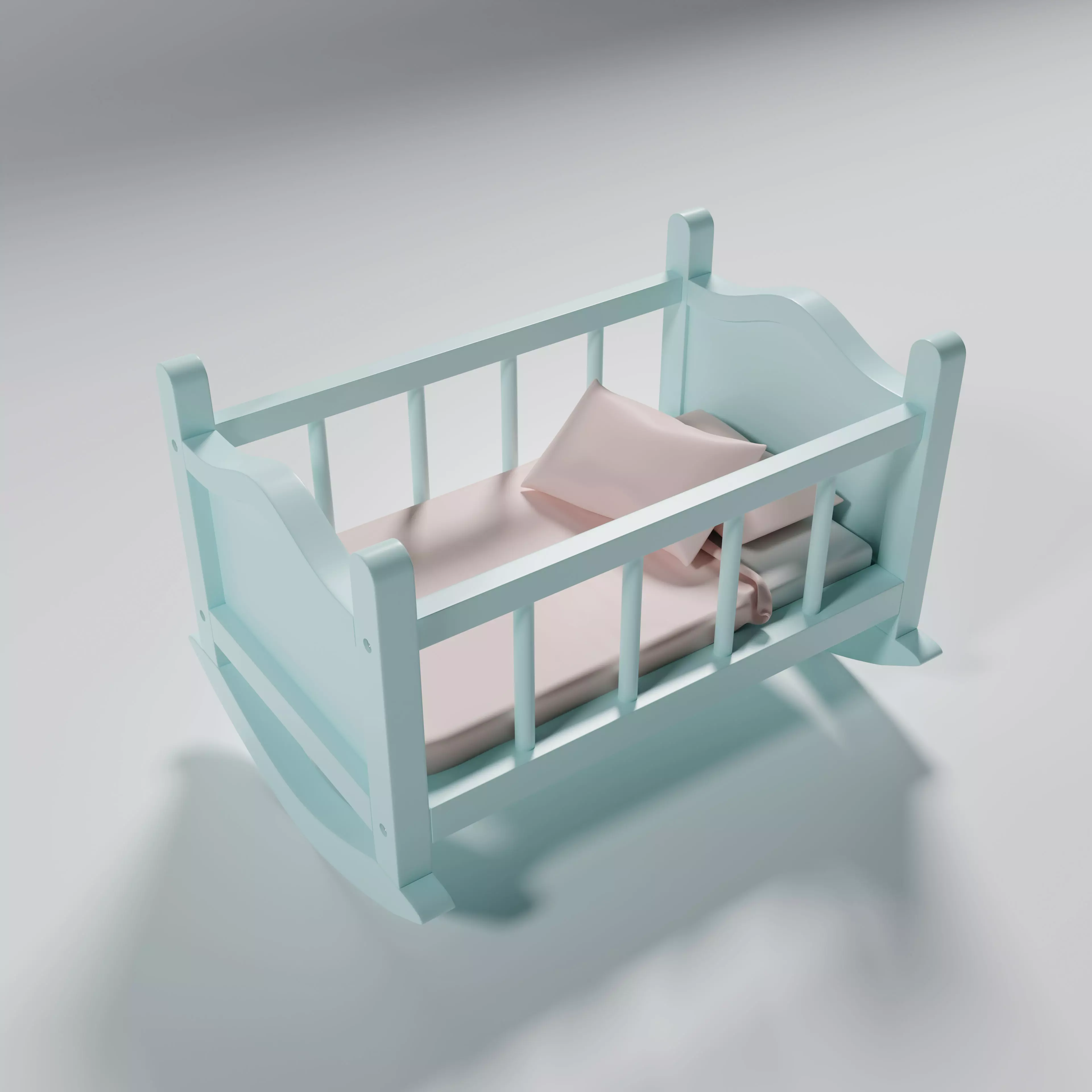 Toy Cradle 3D model_0