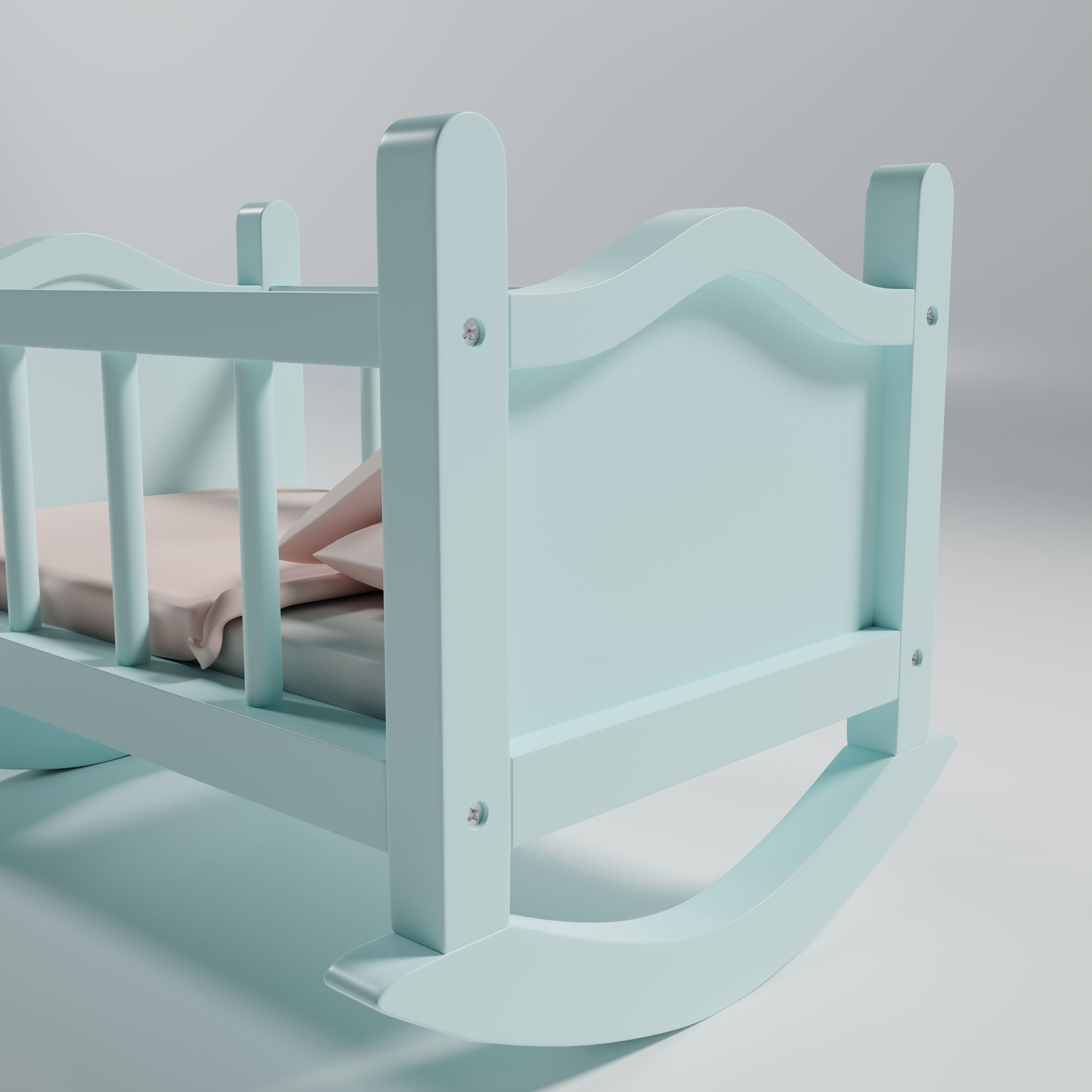 Toy Cradle 3D model_6