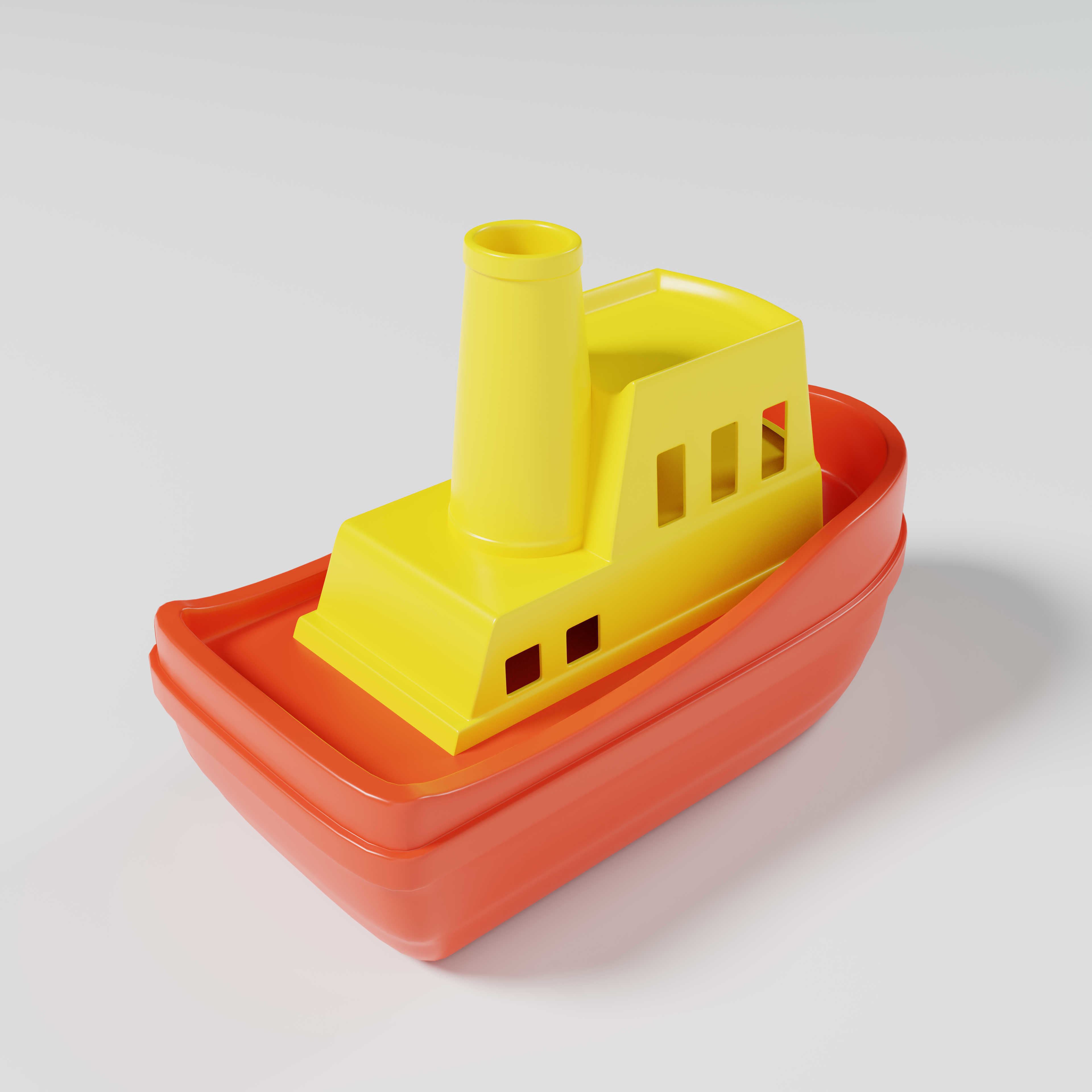 Toy Boat 3D model_4