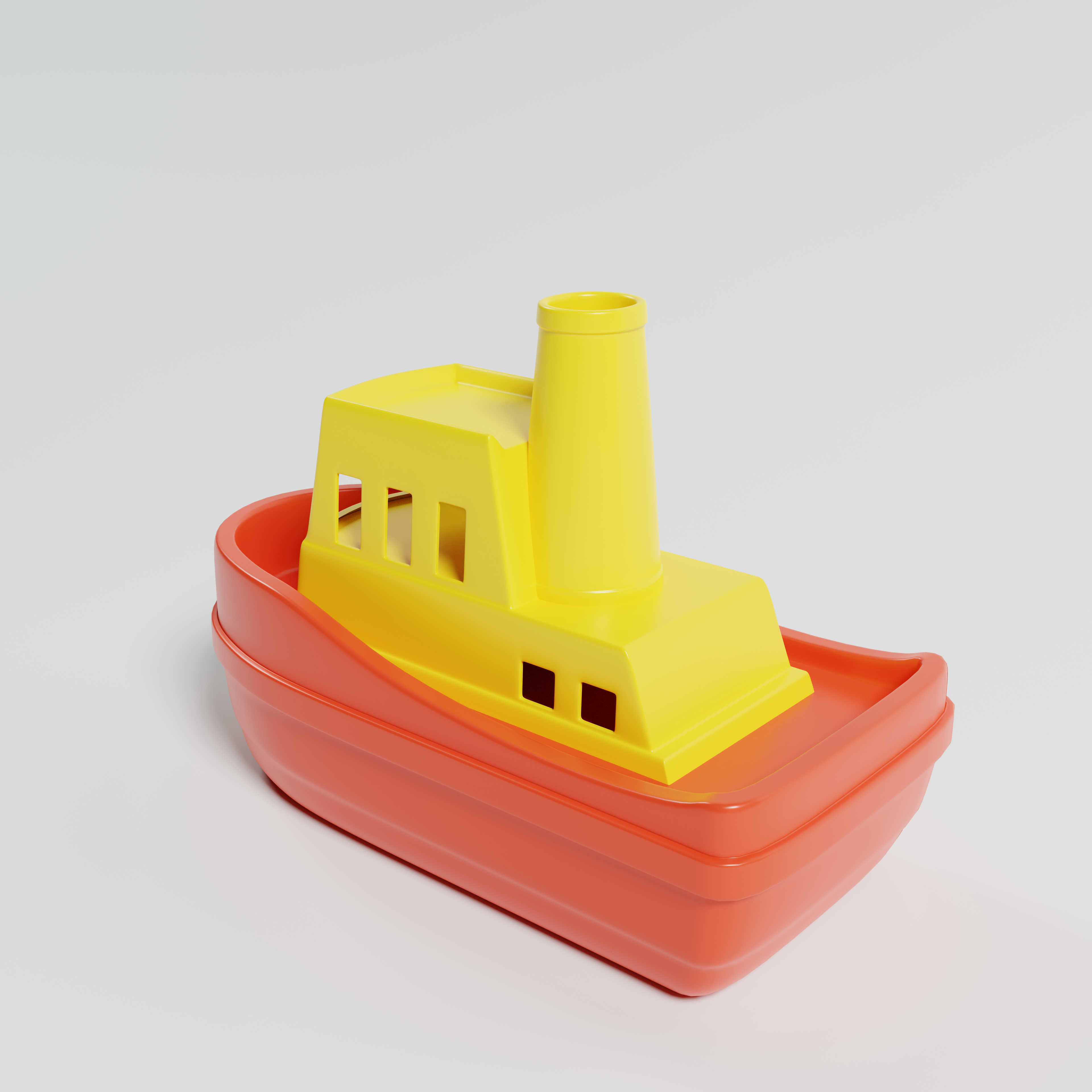 Toy Boat 3D model_2