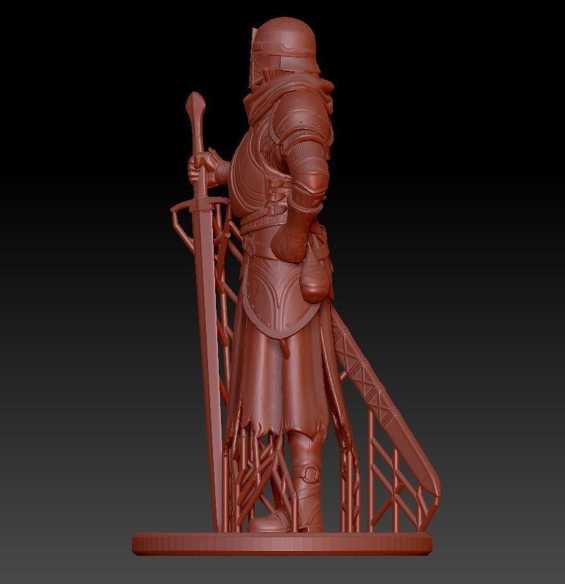Knight Scuplting 3D print model_1