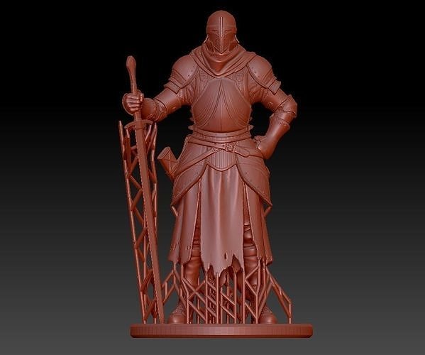Knight Scuplting 3D print model