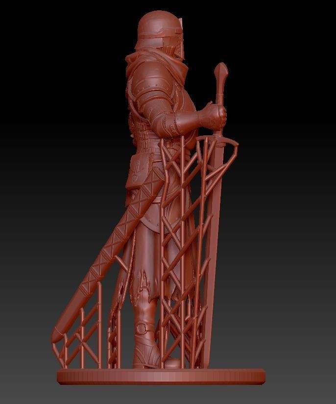 Knight Scuplting 3D print model_3