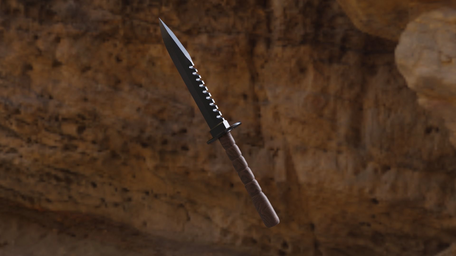 M9 Bayonet  Free 3D model_1