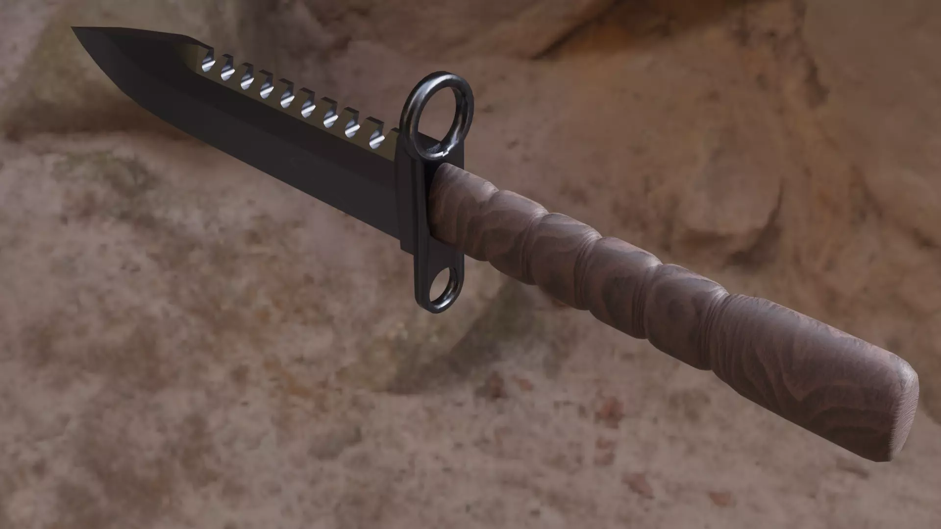 M9 Bayonet  Free 3D model_0