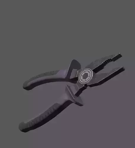 Machine tools Low-poly 3D model