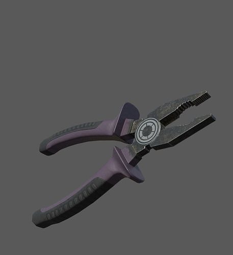 Machine tools Low-poly 3D model