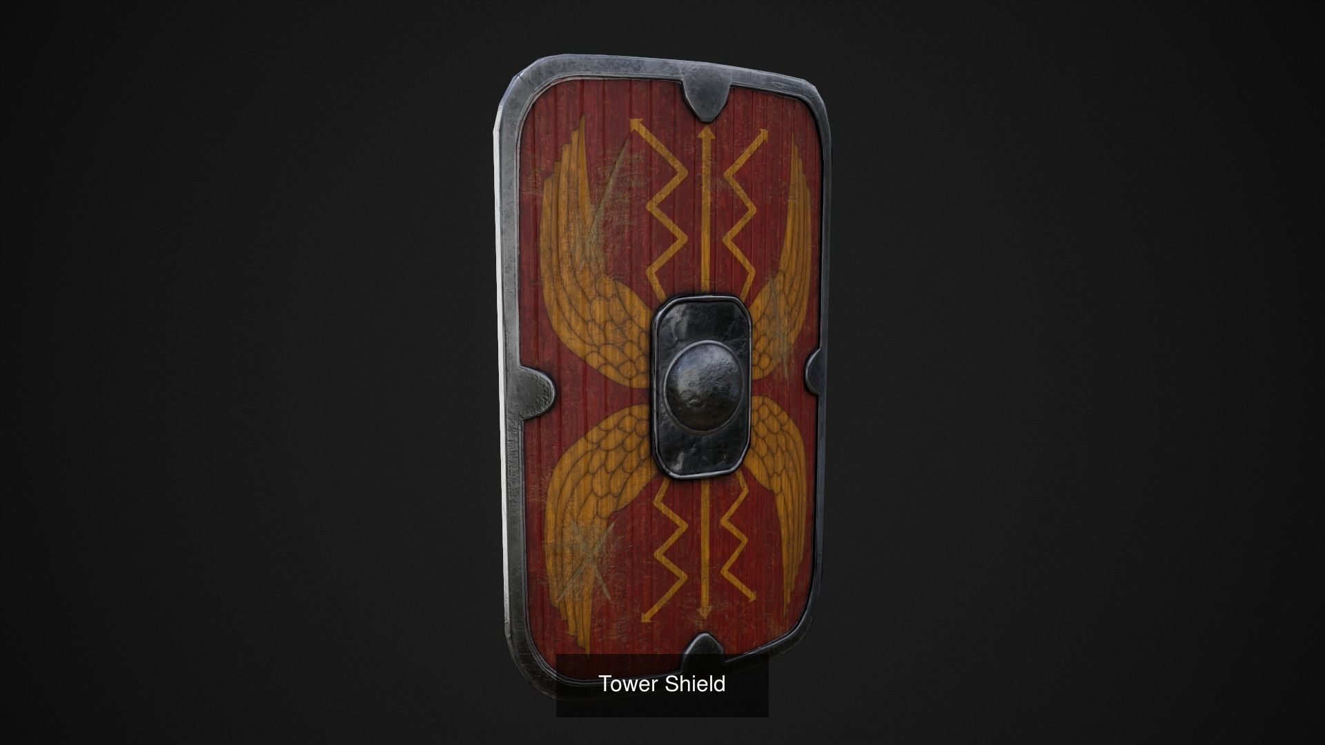 Assortment of Shields 3D Model Collection_4