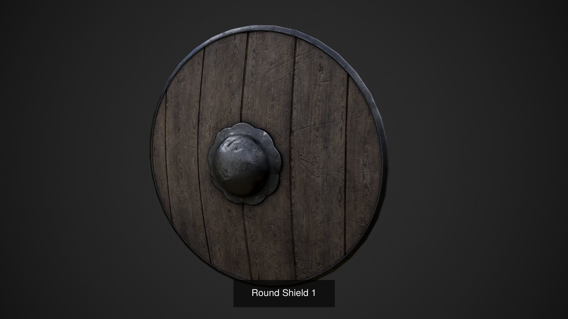 Assortment of Shields 3D Model Collection_1