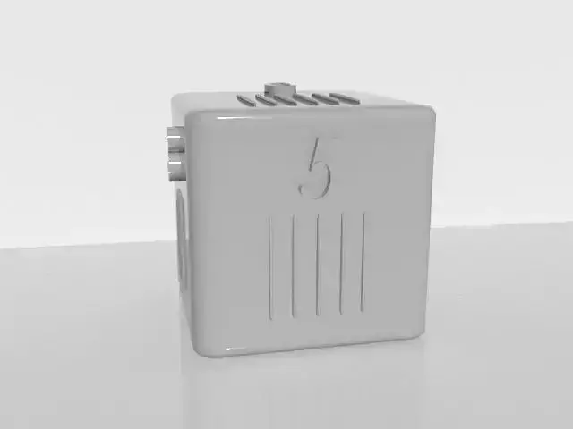 dices box with number