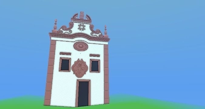Capela da Fazenda de Braz de Pina Free 3D model