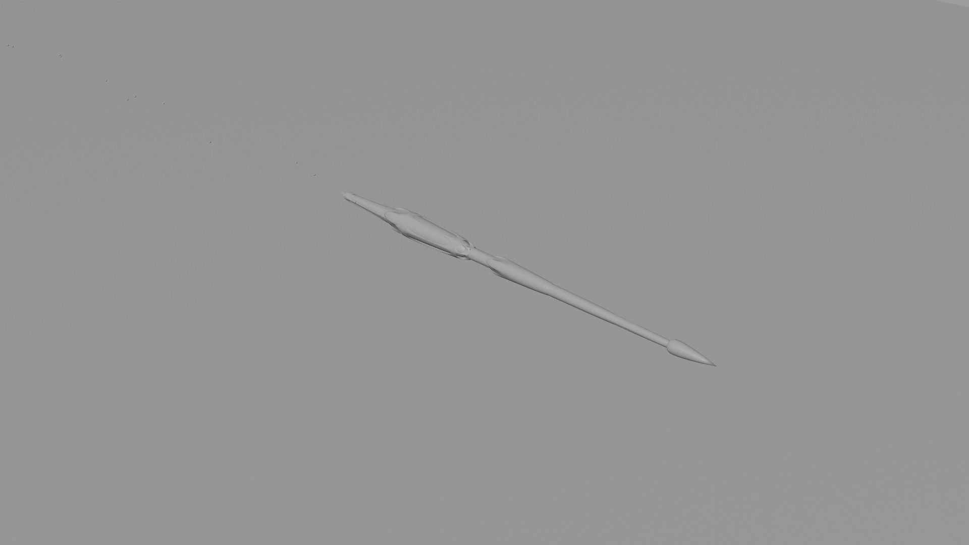 ARROW stick in air Low-poly 3D model