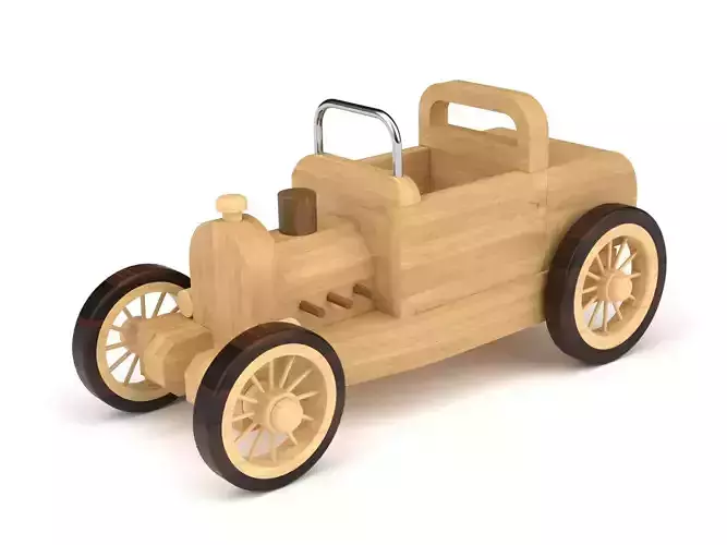 Wooden toy car 45