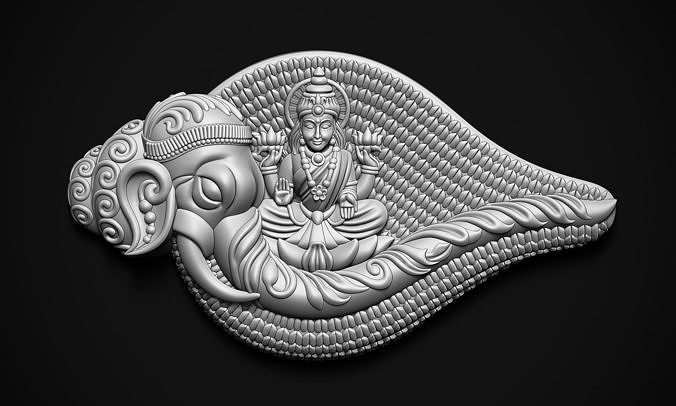 Shankh Laxmi 3D print model